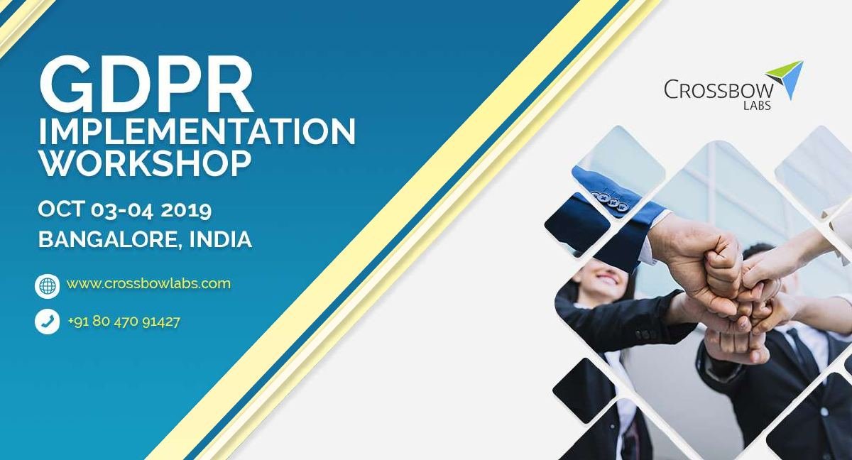 Crossbow, GDPR implementation workshop
