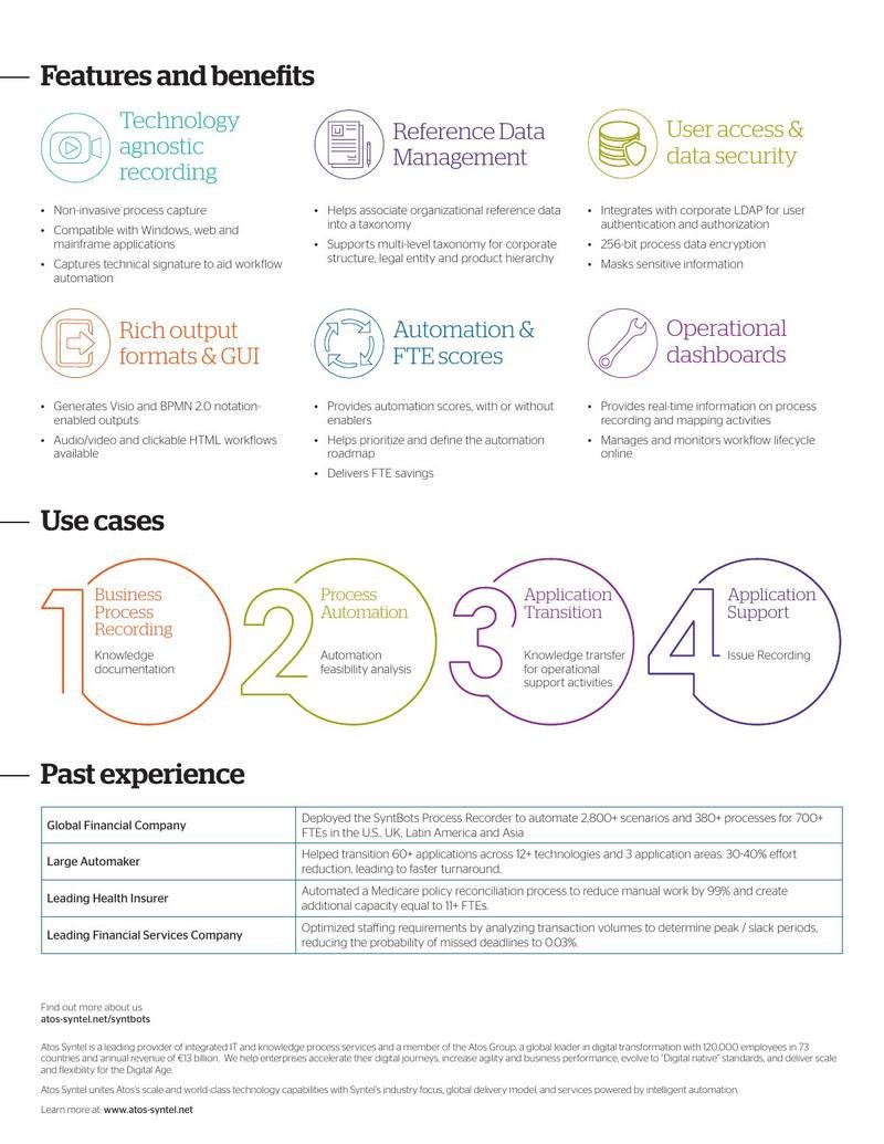 AtoS Syntel, SyntBots process recorder, page 2